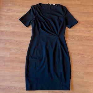 Tahari Black Short Sleeve Dress